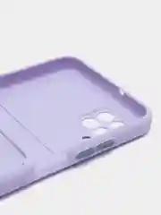 Сиреневый силиконовый чехол для Huawei Nova 6 SE / Nova 7i (Хуавей нова 6 СЕ / Нова 7ай), с карманом