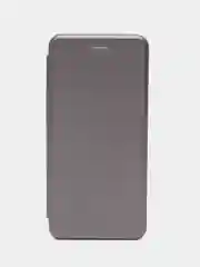 Серебряный чехол-книжка для Infinix Hot 30 / Инфиникс Хот 30