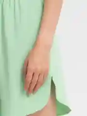 Мятный шорты женские, широкие, на высокой талии