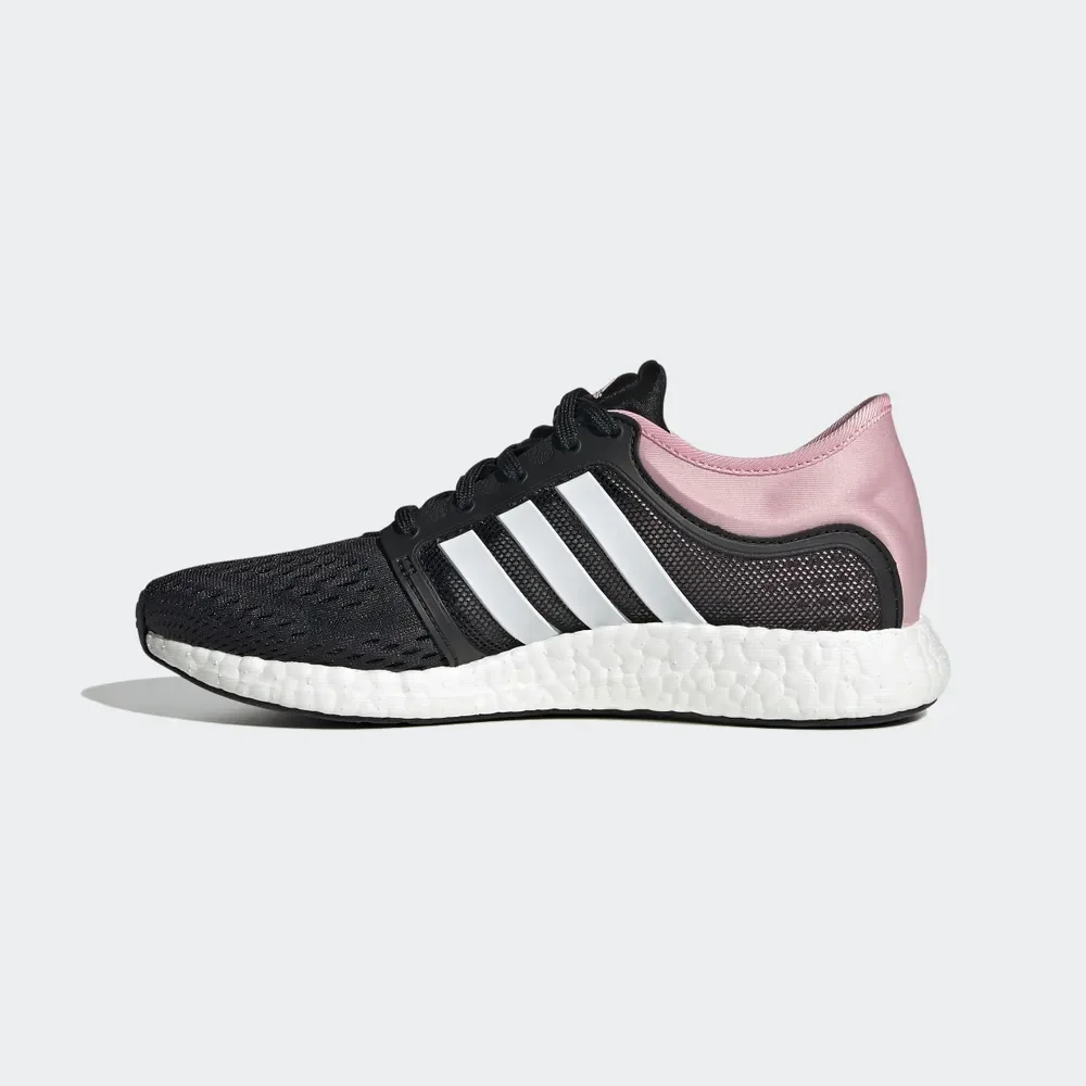 Черный кроссовки женские Adidas CC Rocket Boost "Black White Pink" (WMNS) GY0485