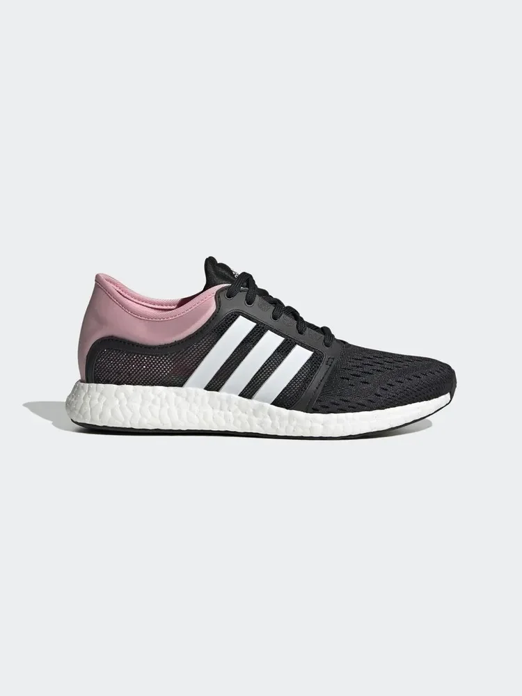 Черный кроссовки женские Adidas CC Rocket Boost "Black White Pink" (WMNS) GY0485