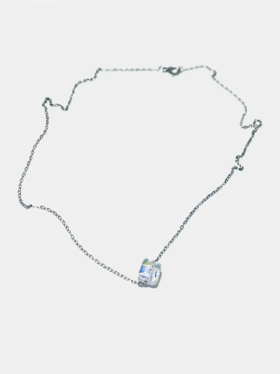 Цепочка с кристаллом Swarovski