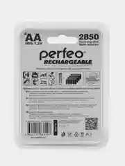Аккумуляторы АА Perfeo 2850 mah, пальчиковые, 4 штуки, бокс для хранения