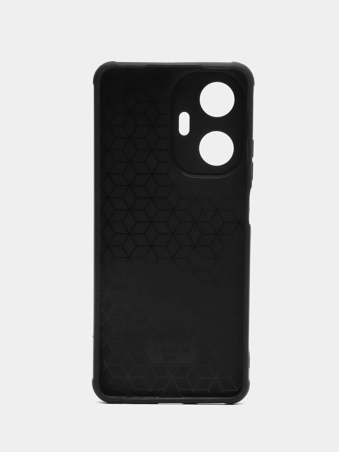 Черный чехол для Realme C55 / Реалми С55, силиконовый, под кожу