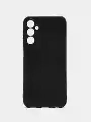 Черный чехол для Samsung Galaxy A24 / Самсунг Галакси А24, силиконовый, матовый, черный