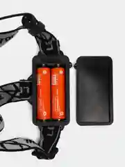 Фонарь налобный, 6800 mAh, аккумуляторный, для рыбалки, похода, дома