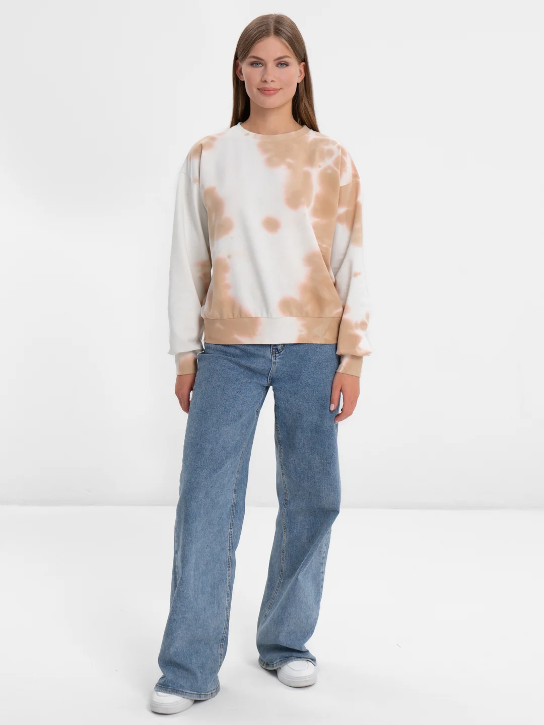 Светло-бежевый свитшот женский Casual Collection