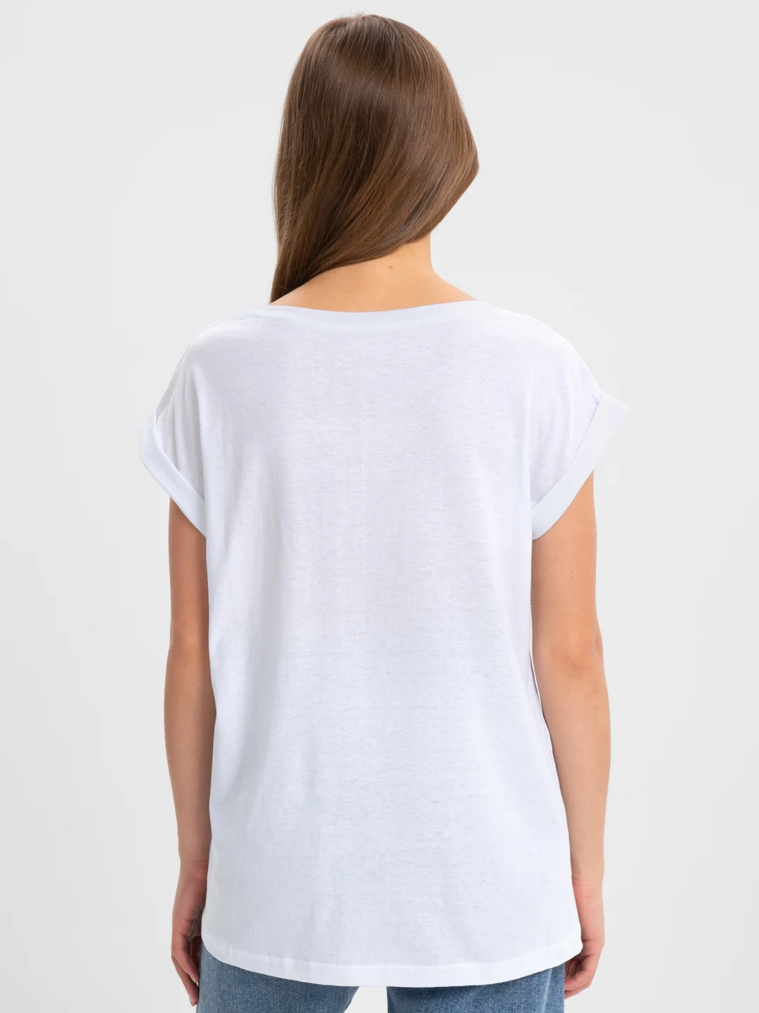 Футболка Тима "Love Meaw" КФ1148П2 белый, Klery