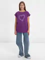 Футболка Klery в сердце КФ1148П9 фиолетовый, Klery