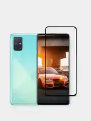 Черный защитное стекло для Samsung Galaxy A71, A72, A73 / Honor 10x lite / a71