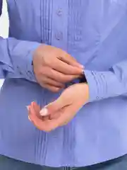 Лавандовый женская рубашка с длинным рукавом