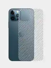 Прозрачный защитная пленка на iPhone 11/12/12Pro/13Pro/13 Pro Max/14Pro,15 под карбон на заднюю часть