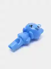 Голубой свисток спортивный, пластиковый
