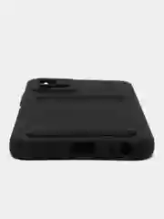 Черный силиконовый чехол для Vivo Y33s / Y21 2021 / Виво у33С / у21 2021, прозрачный, с карманом для карт