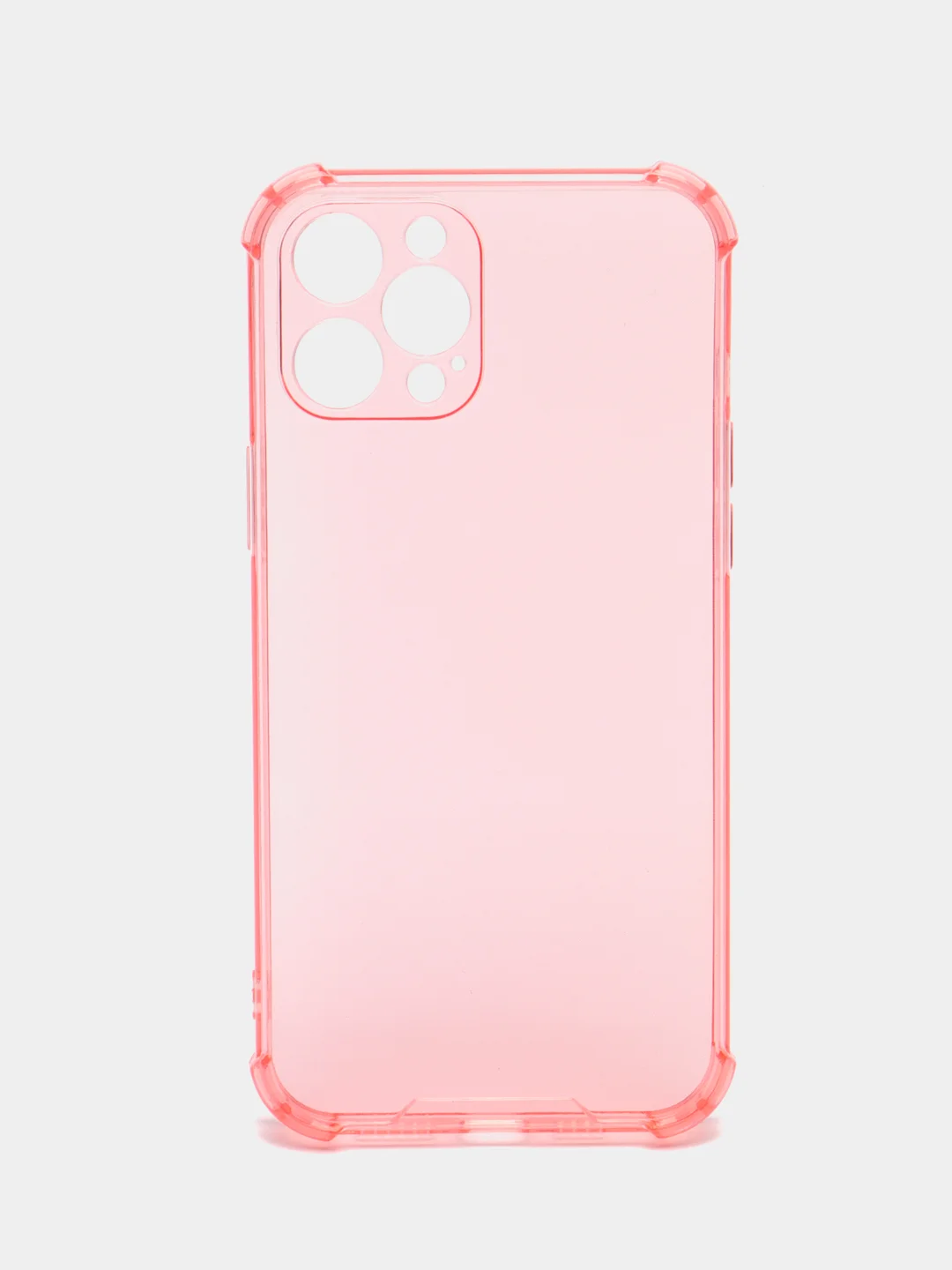 Оранжевый прозрачный чехол iPhone 6/7/8/11/12/13/14/15/16/SE/XS/XR/Pro/Max/Plus/Mini противоударный