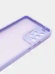 Лавандовый чехол матовый для Samsung Galaxy A53, пластиковый, полупрозрачный, с глянцевой рамкой