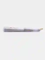 Молочный веер кружевной /деревянный складной
