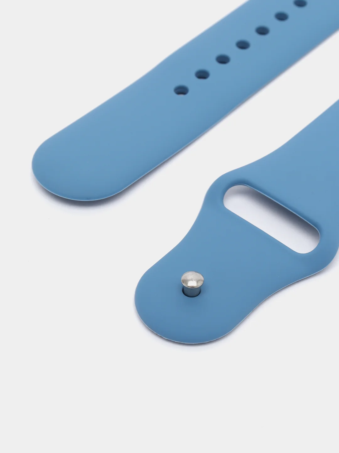 Небесно-голубой ремешок для часов Apple Watch X22 Pro, X7, X7 Pro, T200 Plus, M16, HW22, силиконовый