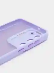 Бордовый чехол матовый для Samsung Galaxy S23, пластиковый, полупрозрачный, с глянцевой рамкой