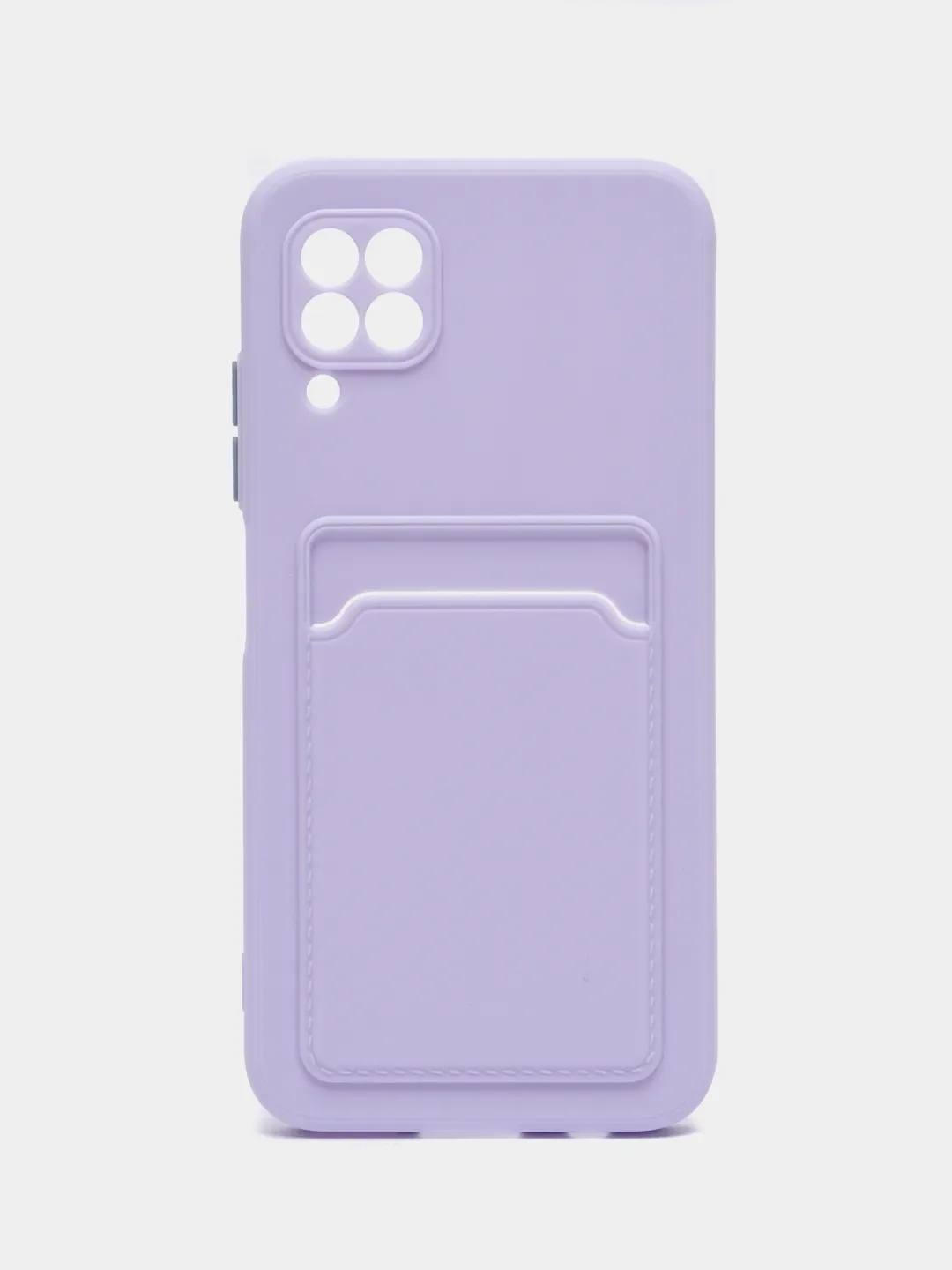 Черный силиконовый чехол для Huawei Nova 6 SE / Nova 7i (Хуавей нова 6 СЕ / Нова 7ай), с карманом