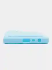Ледяной силиконовый чехол для Oppo A54 (Оппо А54), с карманом для карт