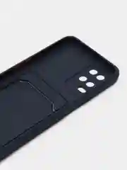 Морской силиконовый чехол для Oppo A54 (Оппо А54), с карманом для карт