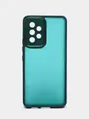 Морской чехол матовый для Samsung Galaxy A53, пластиковый, полупрозрачный, с глянцевой рамкой