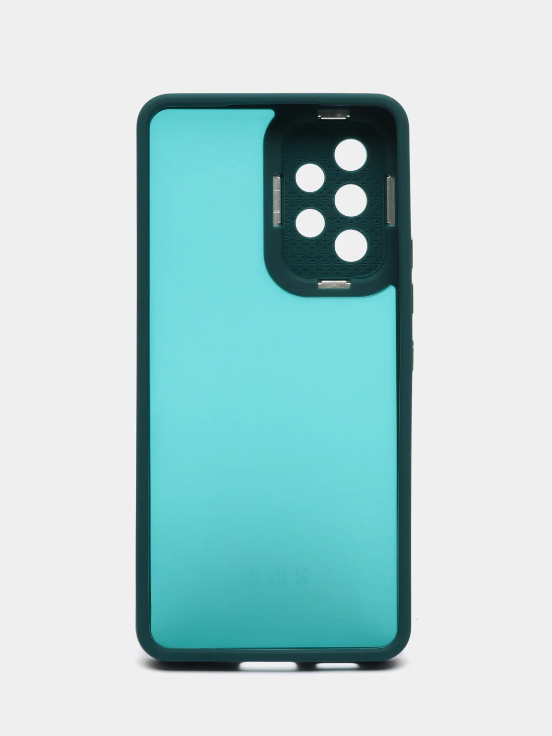 Морской чехол матовый для Samsung Galaxy A53, пластиковый, полупрозрачный, с глянцевой рамкой