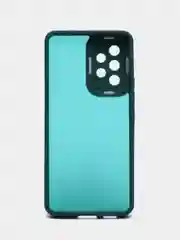 Морской чехол матовый для Samsung Galaxy A53, пластиковый, полупрозрачный, с глянцевой рамкой