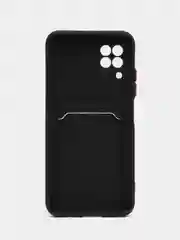 Сиреневый силиконовый чехол для Huawei Nova 6 SE / Nova 7i (Хуавей нова 6 СЕ / Нова 7ай), с карманом