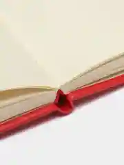 Скетчбук, слоновая кость 140г/м 210х297мм, 80л, КОЖЗАМ, резинка, BRAUBERG ARTCL, красный