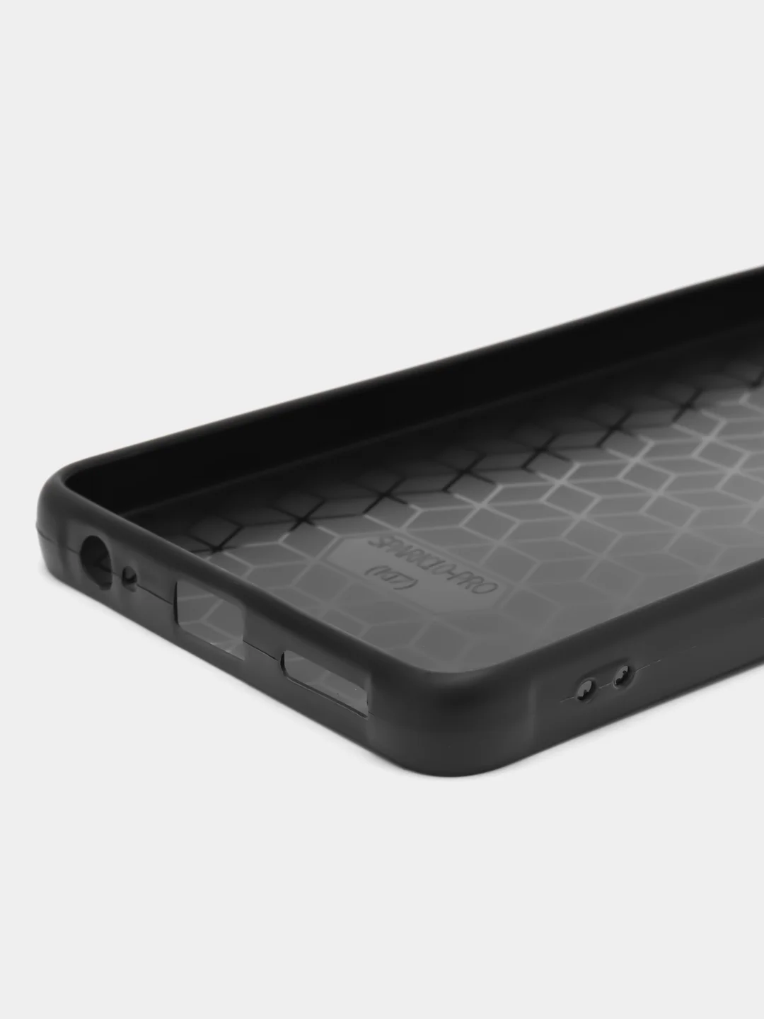 Черный чехол для Tecno Spark 10 Pro (Техно Спарк 10 Про), силиконовый, под кожу