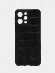 Черный чехол для Xiaomi Redmi 12 / Сяоми Редми 12, силиконовый, под кожу