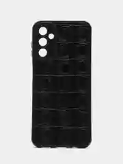 Черный чехол для Samsung Galaxy A14 (Самсунг Галакси А14), силиконовый, под кожу
