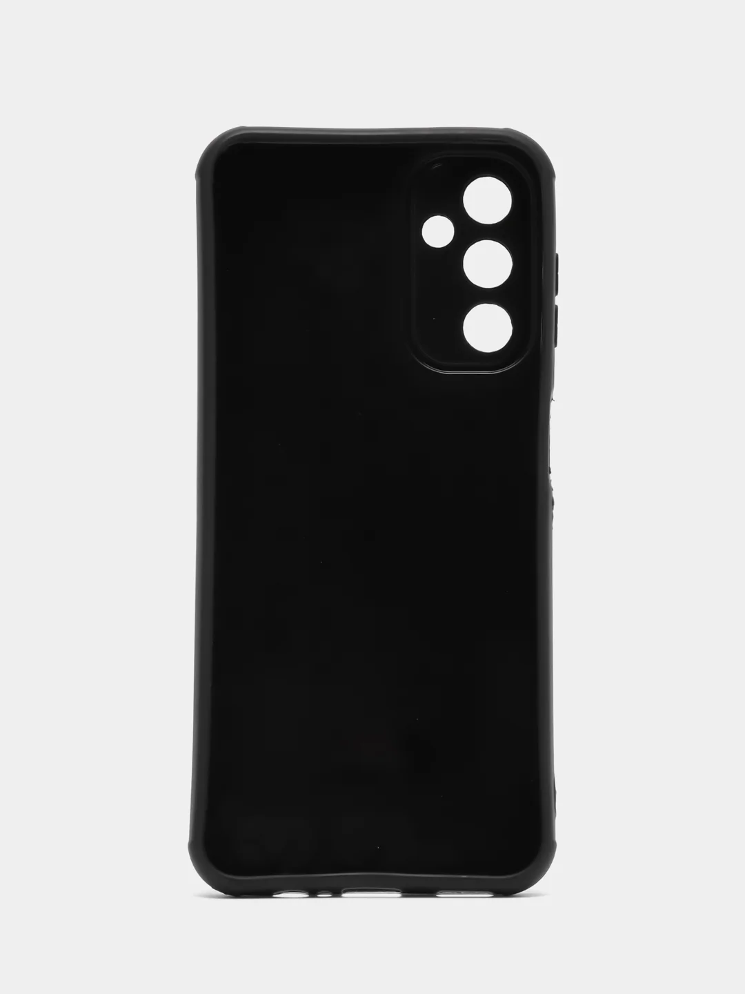 Черный чехол для Samsung Galaxy A14 (Самсунг Галакси А14), силиконовый, под кожу