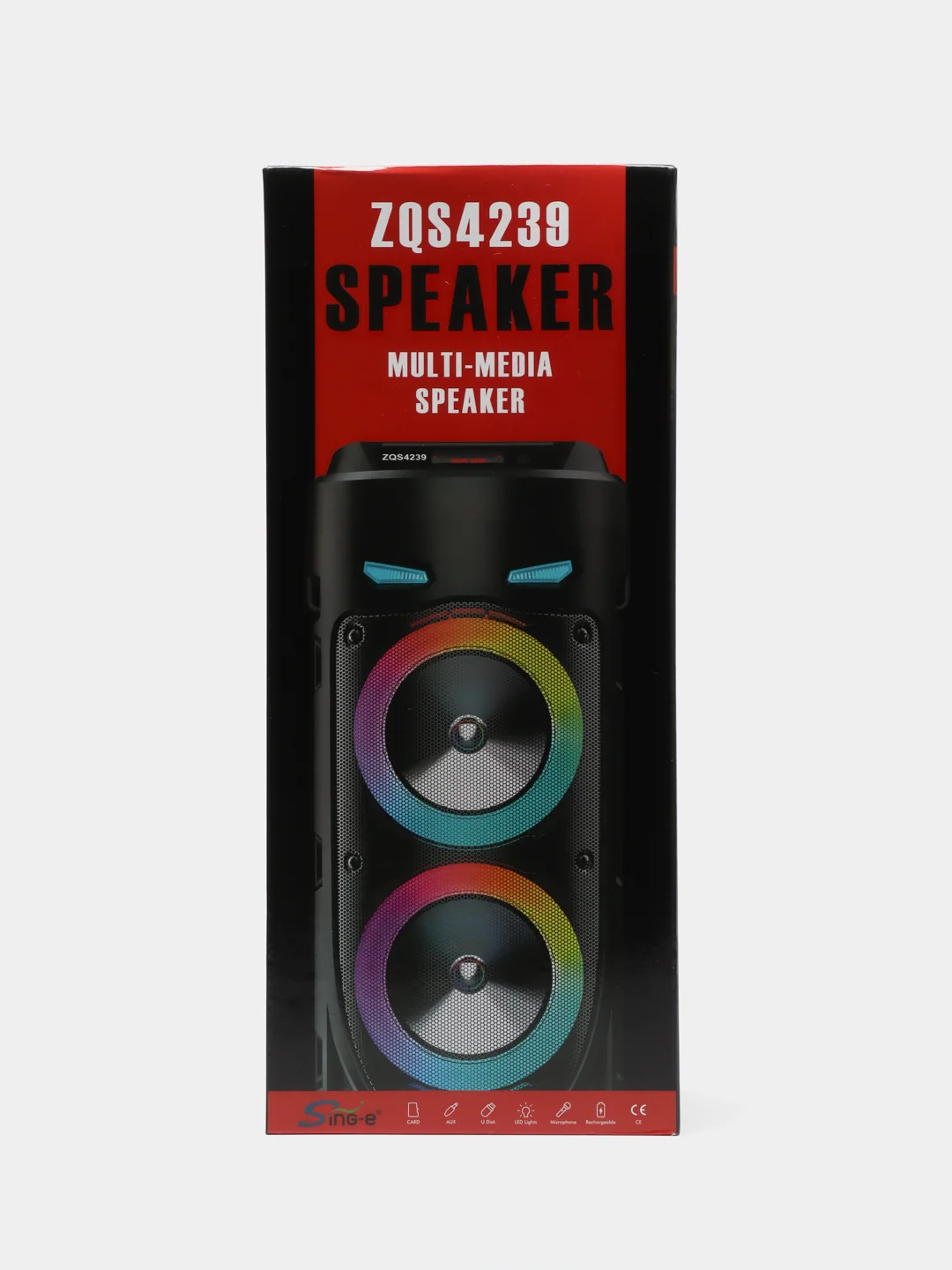 Колонка беспроводная Bluetooth ZQS 4239, с микрофоном