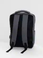 Серый рюкзак мужской с USB зарядкой, компьютерный, деловой, на воздушной подушке, водонепроницаемый