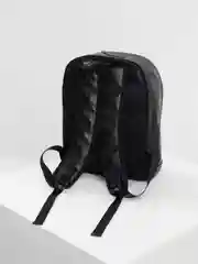Черный рюкзак кожаный, мужской