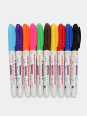 Маркеры стираемые для белой доски НАБОР 10 ЦВЕТОВ, ЮНЛАНДИЯ COLORWAY, 3 мм, 152100