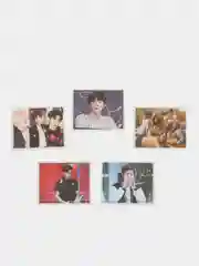 Стикеры BTS K-Pop 5 штук Рандомно Стикерпак