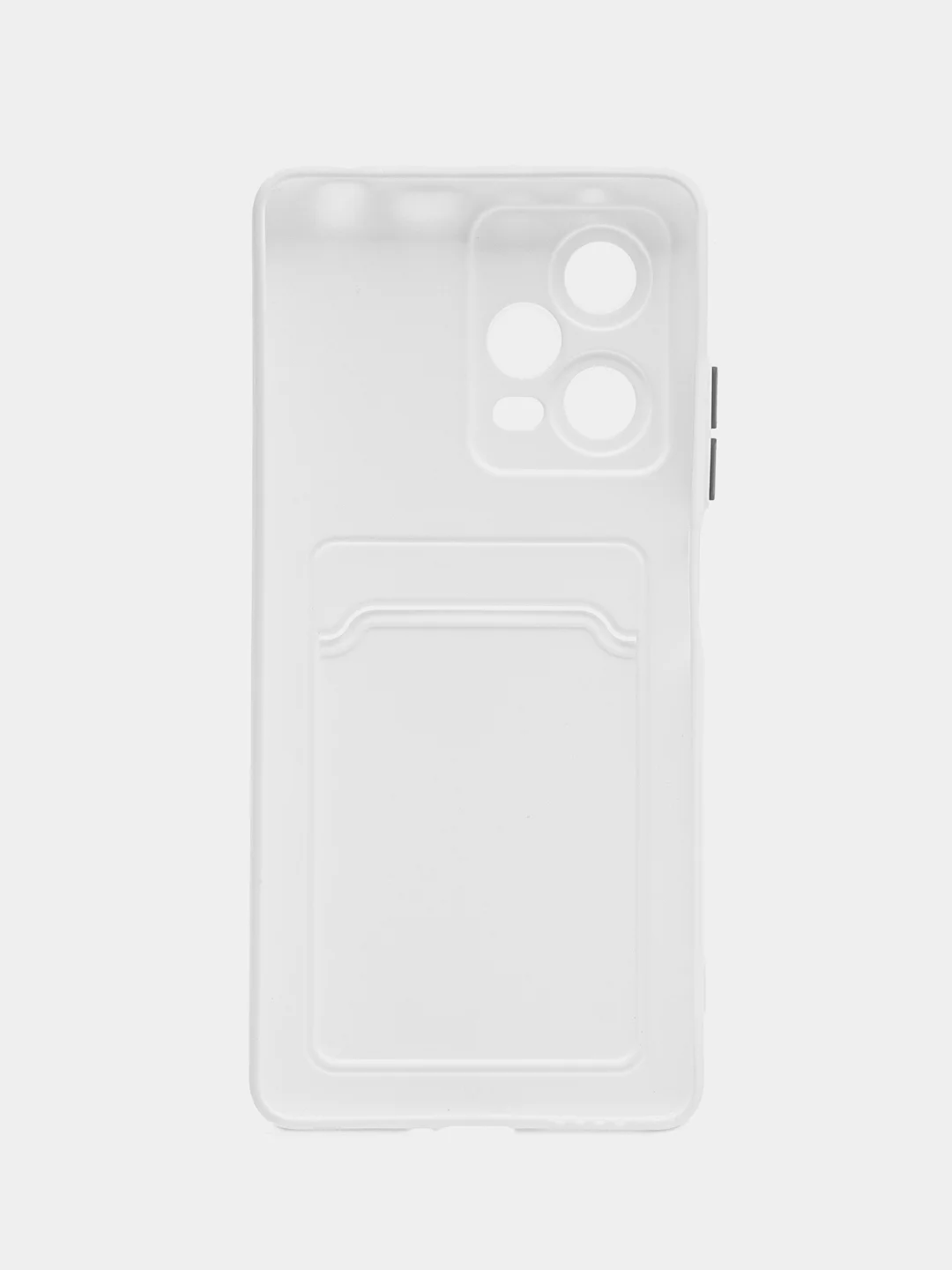 Белый силиконовый чехол для Xiaomi Redmi Note 12 Pro 5G, с карманом для карт, прозрачный