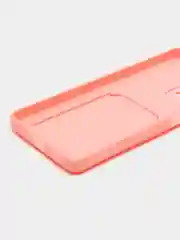 Розовый силиконовый чехол для Xiaomi Redmi Note 12 Pro 5G, с карманом для карт, прозрачный