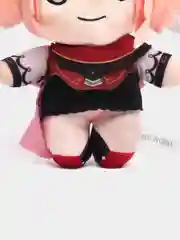 Красный аниме игрушки "Геншин Импакт", кот Скарамучча