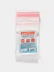 Пакеты с замком ZIP LOCK "зиплок", комплект 100 шт., 80х120мм, ПВД, толщ. 35 микр