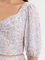 Белый платье, комплект: топ и юбка