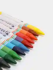 Восковые мелки BRAUBERG, НАБОР 12 цветов, 222962