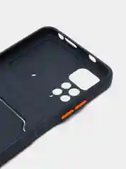 Серый чехол для Redmi Note 11 4G 2022  / NOTE 11S с карманом для  пластиковой карточки