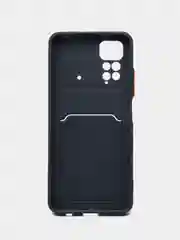 Серый чехол для Redmi Note 11 4G 2022  / NOTE 11S с карманом для  пластиковой карточки