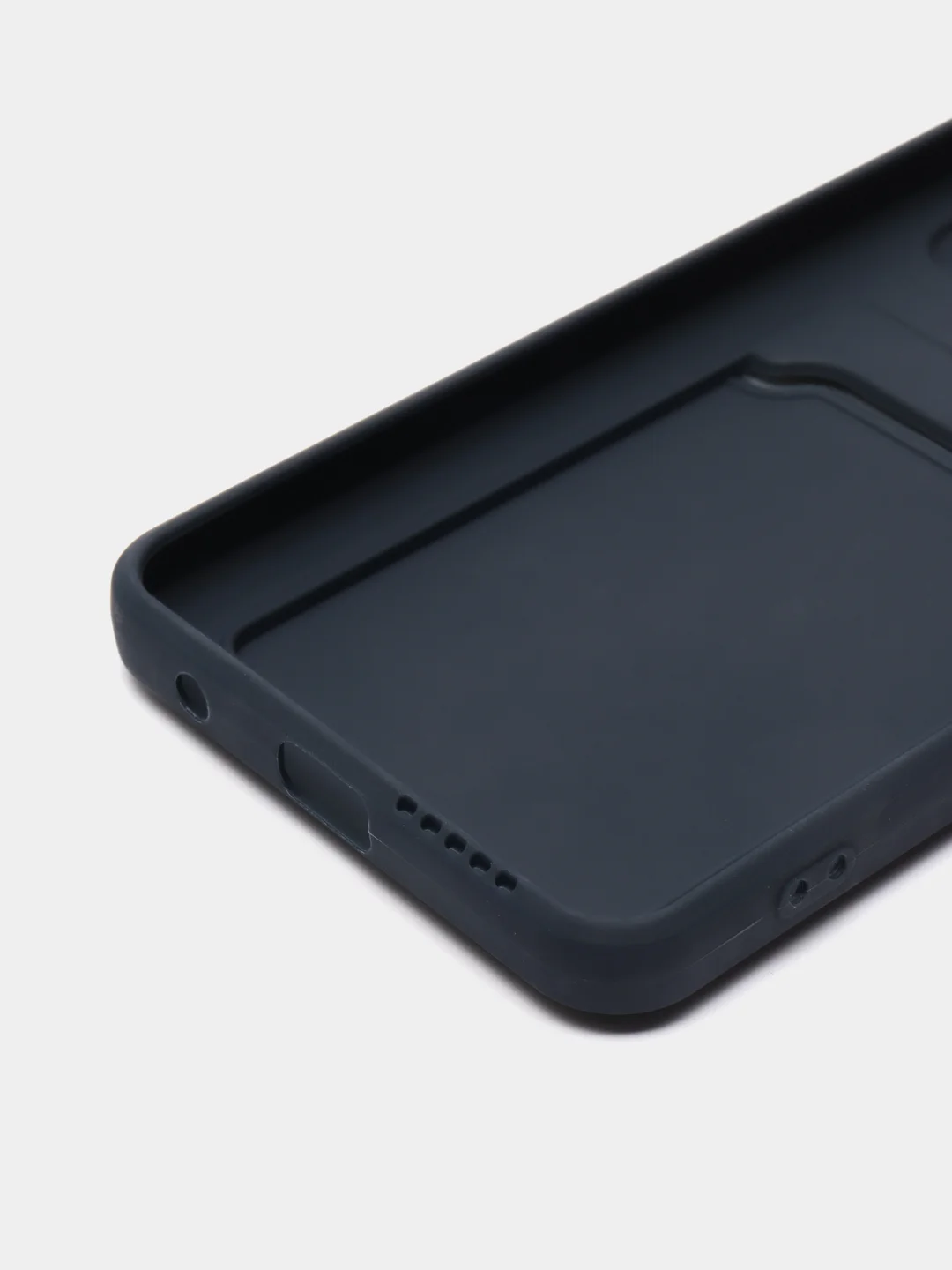 Серый чехол для Redmi Note 11 4G 2022  / NOTE 11S с карманом для  пластиковой карточки
