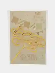 Желтый топперы для торта